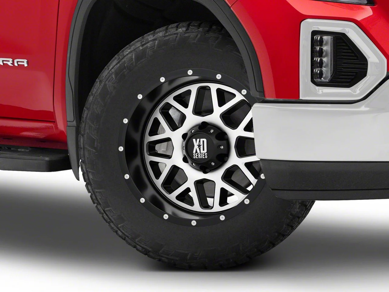 XD Grenade Satin Black Machined 6-Lug Wheel; 20x9; 0mm Offset (19-26 Sierra 1500)