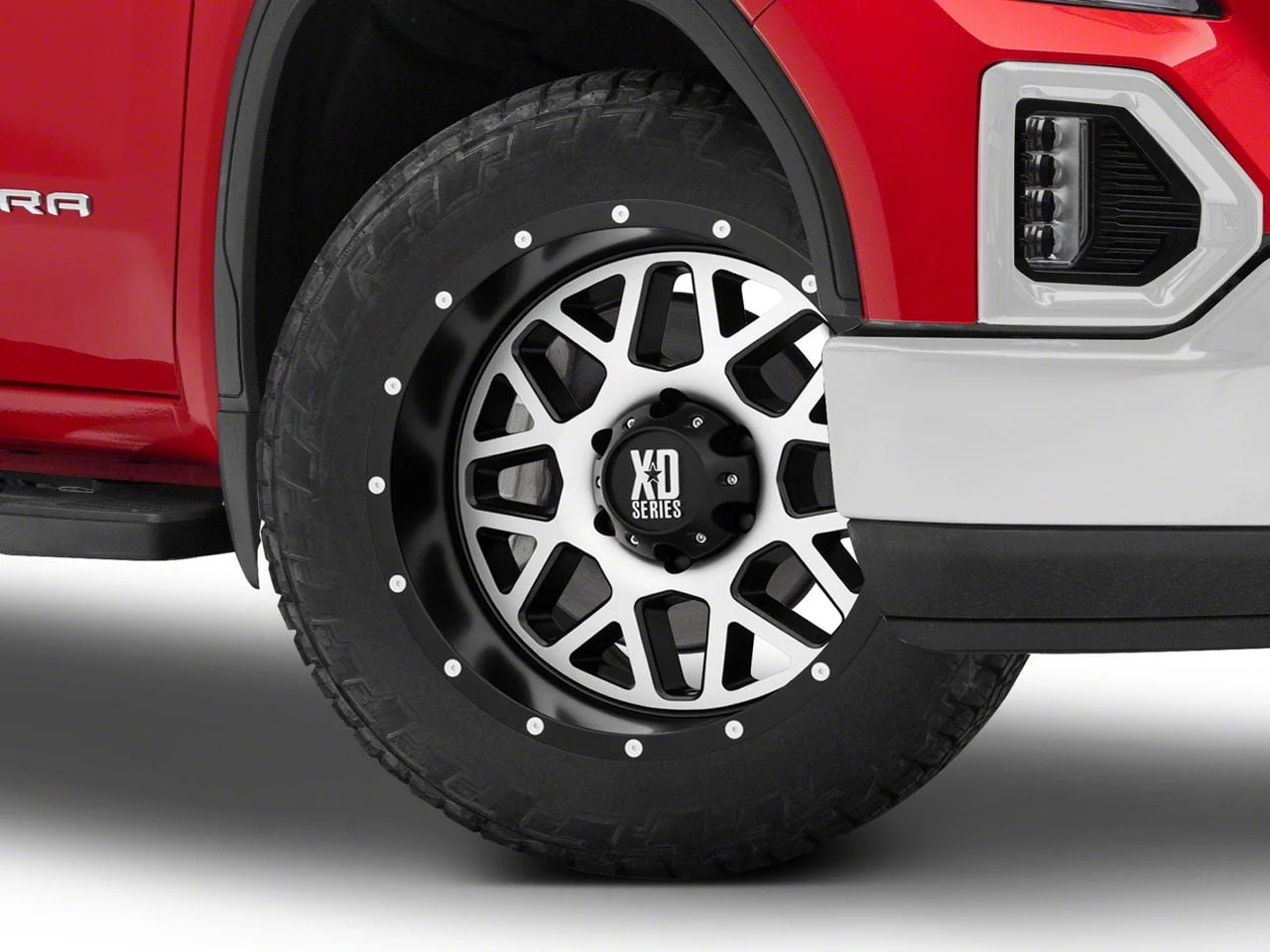 XD Grenade Satin Black Machined 6-Lug Wheel; 22x9.5; 15mm Offset (19-26 Sierra 1500)
