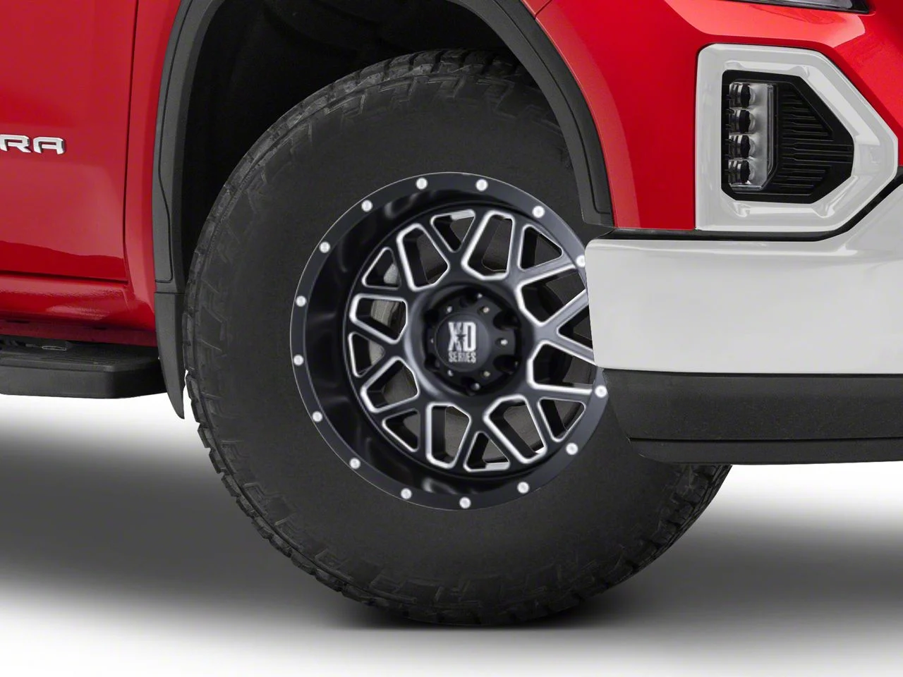 XD Grenade Satin Black Milled 6-Lug Wheel; 18x9; -12mm Offset (19-26 Sierra 1500)