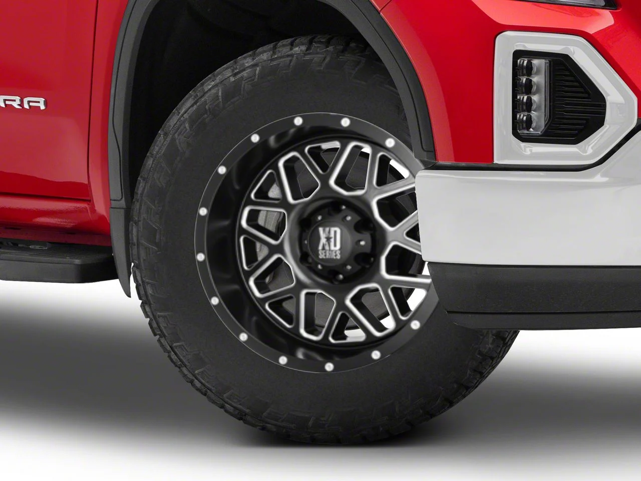 XD Grenade Satin Black Milled 6-Lug Wheel; 20x9; 0mm Offset (19-26 Sierra 1500)