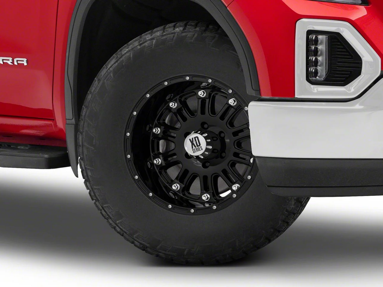 XD Hoss Gloss Black 6-Lug Wheel; 18x9; 18mm Offset (19-26 Sierra 1500)
