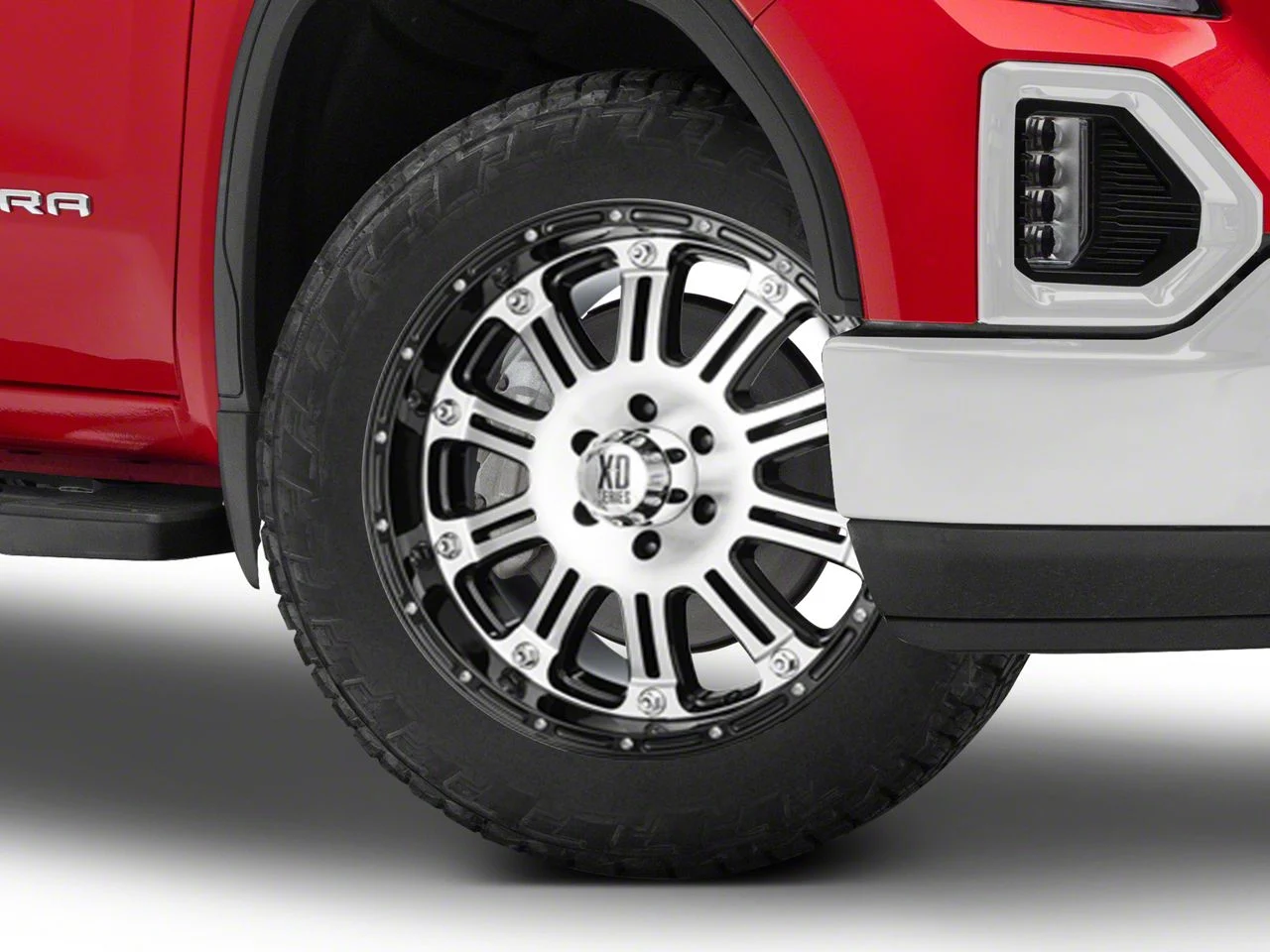 XD Hoss Gloss Black Machined 6-Lug Wheel; 22x9.5; 30mm Offset (19-26 Sierra 1500)