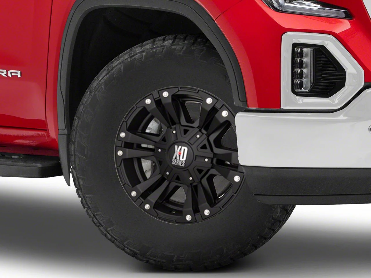 XD Monster II Matte Black 6-Lug Wheel; 18x9; 18mm Offset (19-26 Sierra 1500)