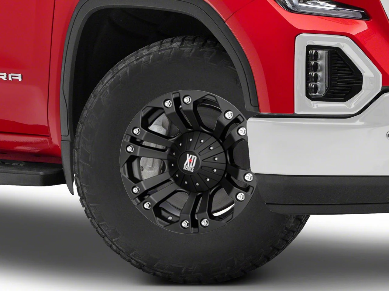 XD Monster Matte Black 6-Lug Wheel; 18x9; 18mm Offset (19-26 Sierra 1500)