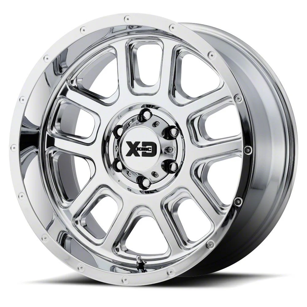 XD Delta Chrome 6-Lug Wheel; 20x12; -44mm Offset (07-13 Silverado 1500)