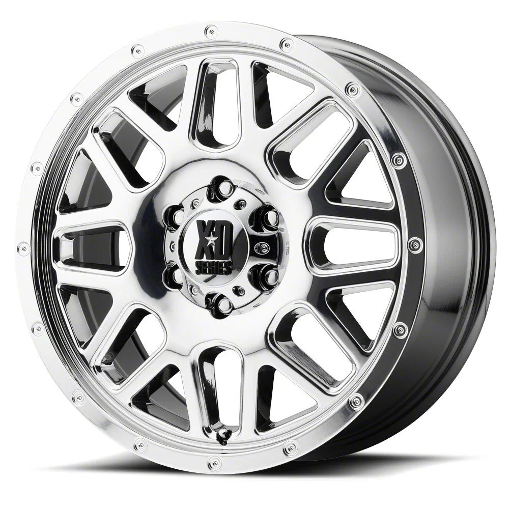 XD Grenade Chrome 6-Lug Wheel; 22x10; -24mm Offset (07-13 Sierra 1500)