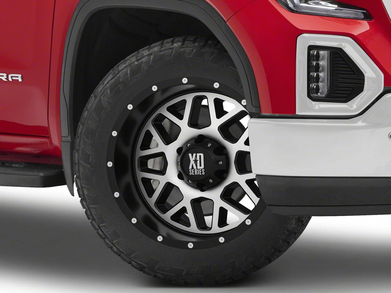 XD Grenade Satin Black Machined 6-Lug Wheel; 22x12; -44mm Offset (19-26 Sierra 1500)
