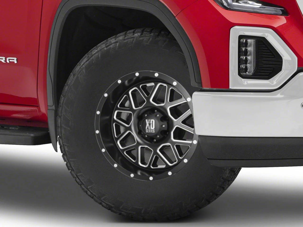 XD Grenade Satin Black Milled 6-Lug Wheel; 17x8.5; 0mm Offset (19-26 Sierra 1500)
