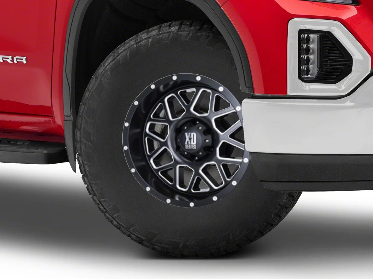 XD Grenade Satin Black Milled 6-Lug Wheel; 17x9; -12mm Offset (19-26 Sierra 1500)