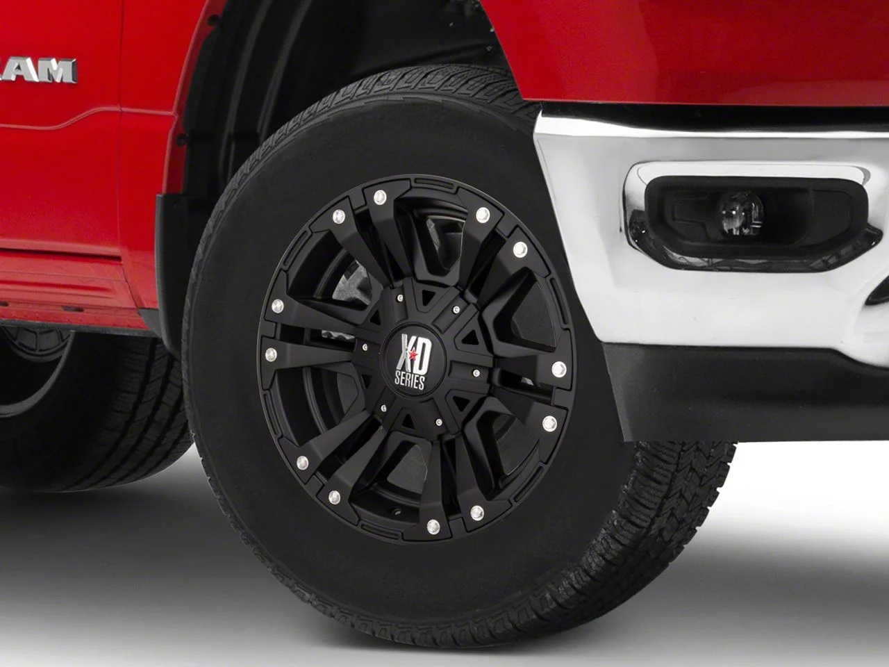 XD Monster II Matte Black 6-Lug Wheel; 18x9; 18mm Offset (19-26 RAM 1500)