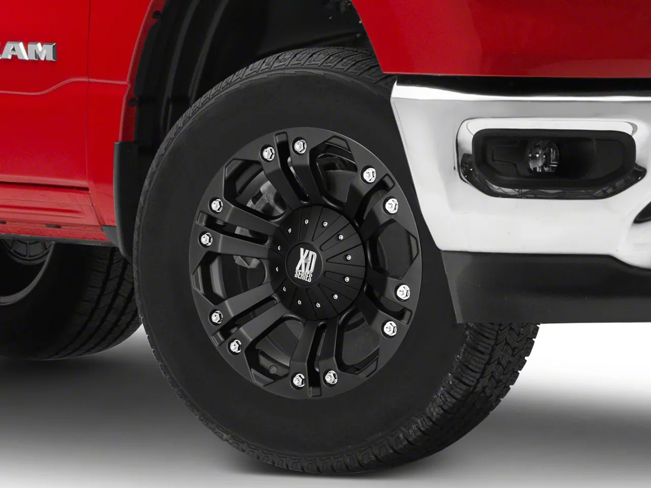 XD Monster Matte Black 6-Lug Wheel; 18x9; 18mm Offset (19-26 RAM 1500)