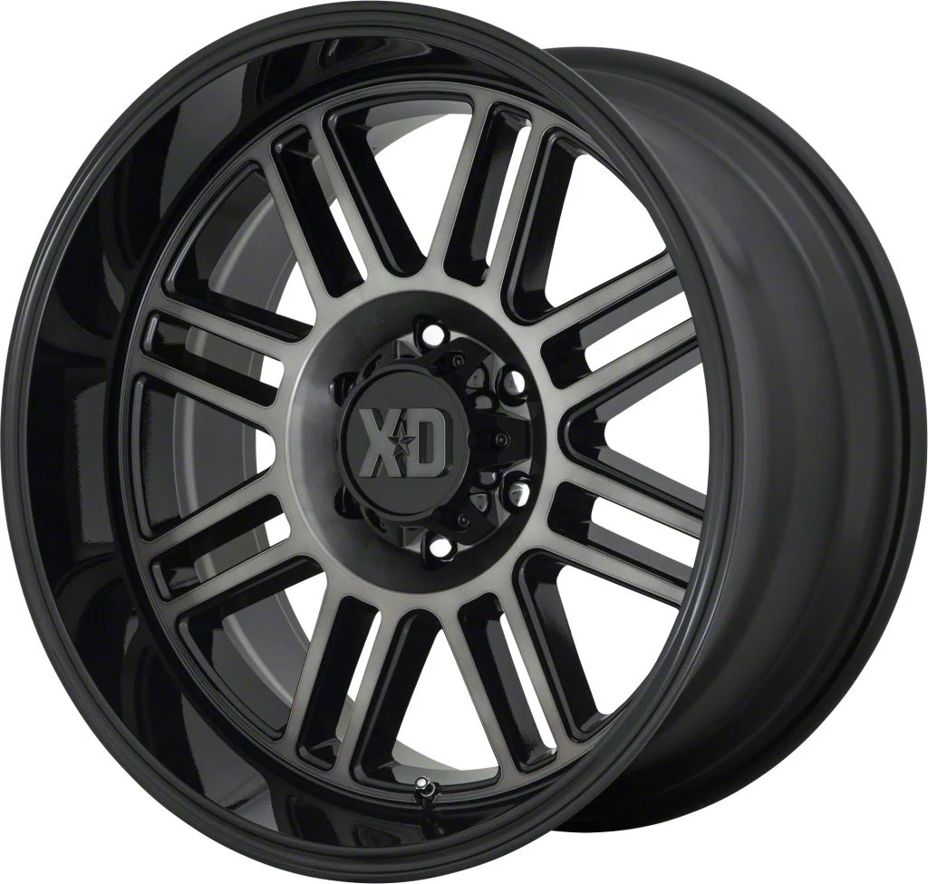 XD Cage Gloss Black with Gray Tint 6-Lug Wheel; 20x9; 18mm Offset (19-23 Ranger)