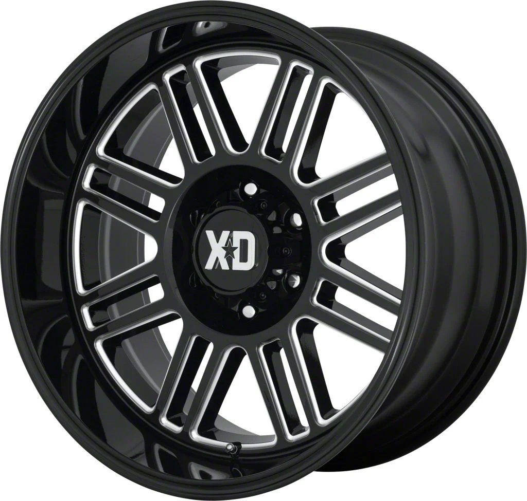 XD Cage Gloss Black Milled 6-Lug Wheel; 20x10; -18mm Offset (19-23 Ranger)