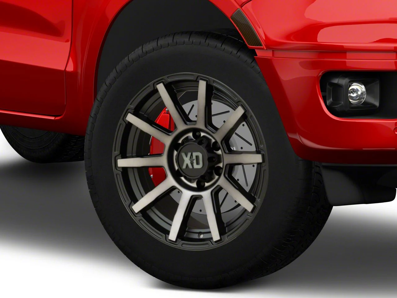 XD Outbreak Satin Black with Gray Tint 6-Lug Wheel; 20x9; 18mm Offset (19-23 Ranger)