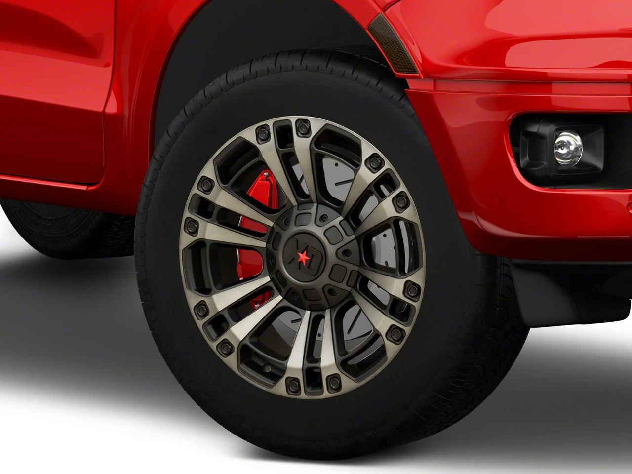 XD XD851 Satin Black with Gray Tint 6-Lug Wheel; 20x10; -18mm Offset (19-23 Ranger)