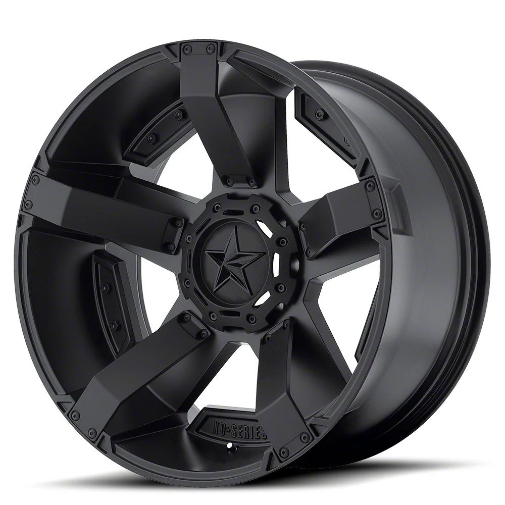 XD Rockstar II Matte Black 6-Lug Wheel; 22x12; -44mm Offset (07-13 Silverado 1500)