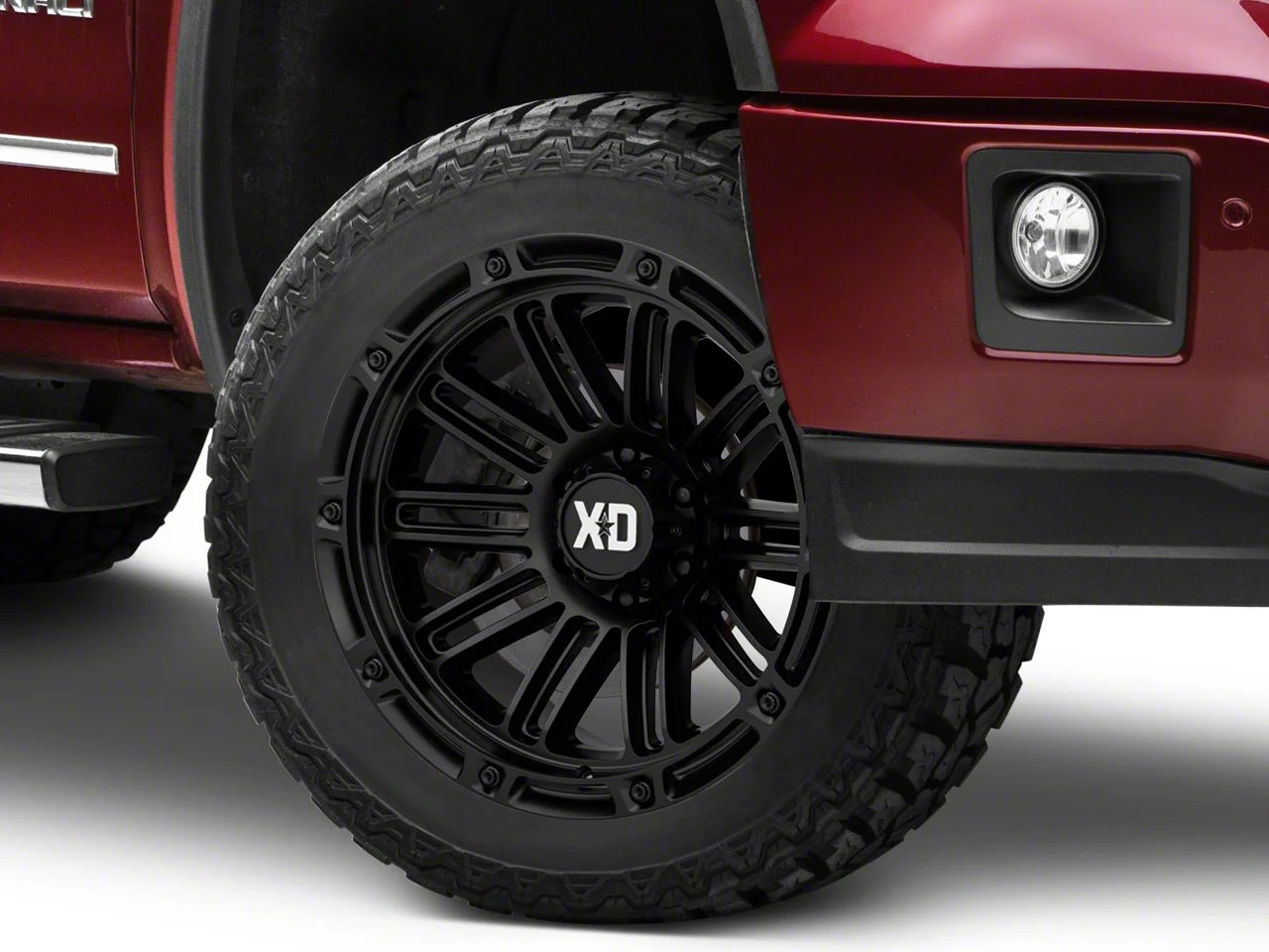 XD Double Deuce Satin Black 6-Lug Wheel; 20x9; 0mm Offset (14-18 Sierra 1500)