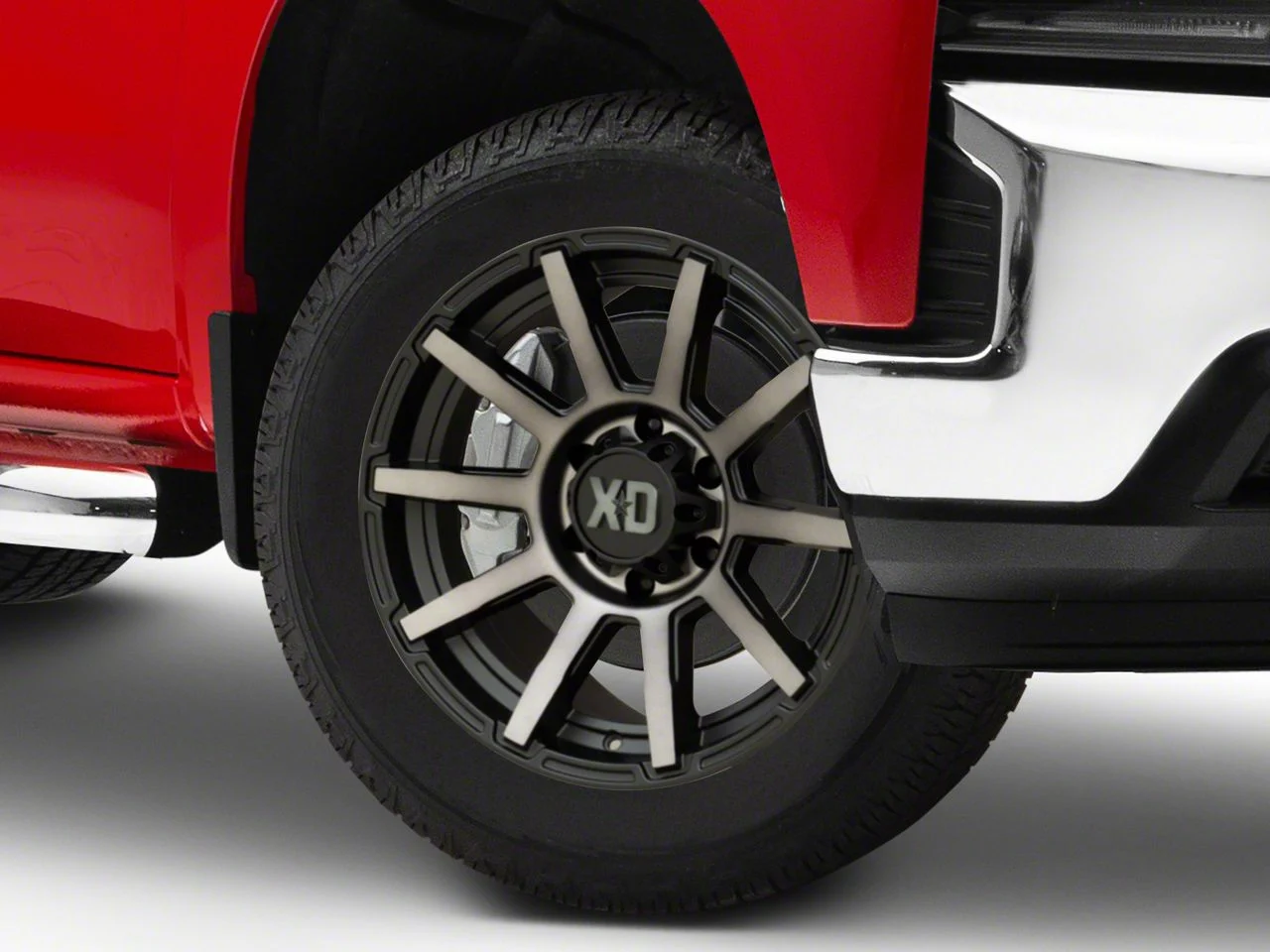 XD Outbreak Satin Black with Gray Tint 6-Lug Wheel; 20x9; 0mm Offset (19-26 Silverado 1500)