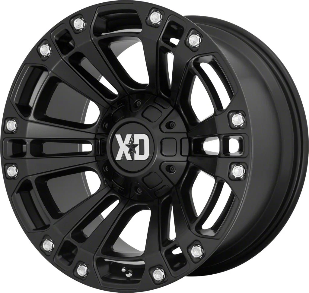 XD XD851 Satin Black 6-Lug Wheel; 20x10; -18mm Offset (19-26 Silverado 1500)