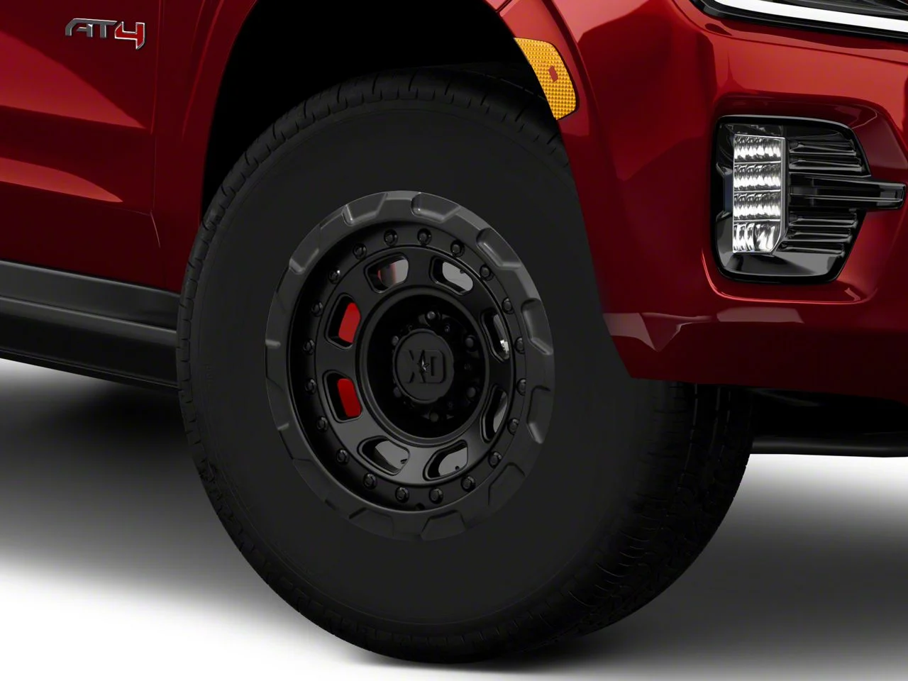 XD Storm Satin Black 6-Lug Wheel; 17x9; -12mm Offset (21-26 Yukon)