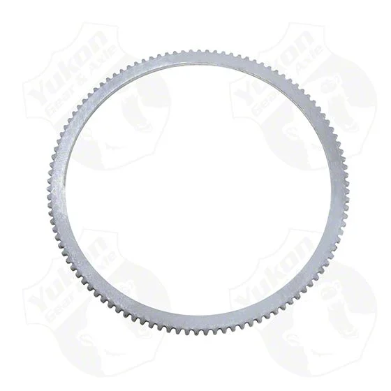 Yukon Gear ABS Wheel Speed Sensor Tone Ring; Rear; Chrysler 9.25-Inch; Rear; ABS Tone Ring; Fits 5 to 6-Lug Application; 108-Tooth; Install onto Carrier Case (02-10 RAM 1500)