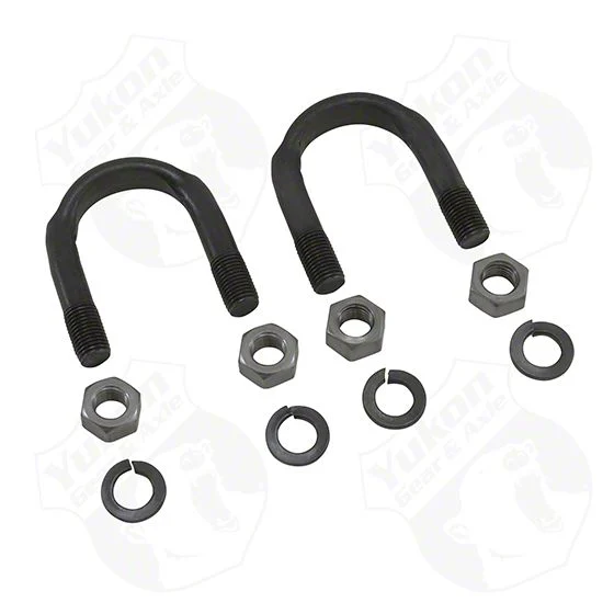 Yukon Gear Universal Joint U-Bolt Kit; Rear; 1480 and 1550; U-Joint and U-Bolt Kit; For 1.375-Inch Cap Diameter (03-10 RAM 2500)