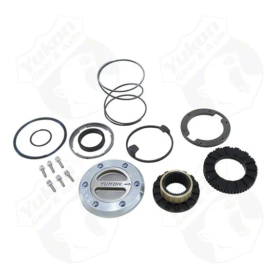 Yukon Gear Locking Hub; Dana 60; 35-Spline; Yukon Hardcore Locking Hub, 1-Side Only; Works with Spin Free Kit (03-08 RAM 3500)