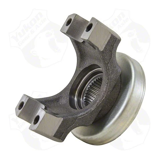 Yukon Gear Universal Joint; Rear; GM 9.5 and 9.76-Inch; 12-Bolt; Pinion Yoke; 32-Spline; Strap Style; For 1415 U Joint Size; 1.188-Inch Cap Diameter; 4.181-Inch Span (14-17 Sierra 1500)
