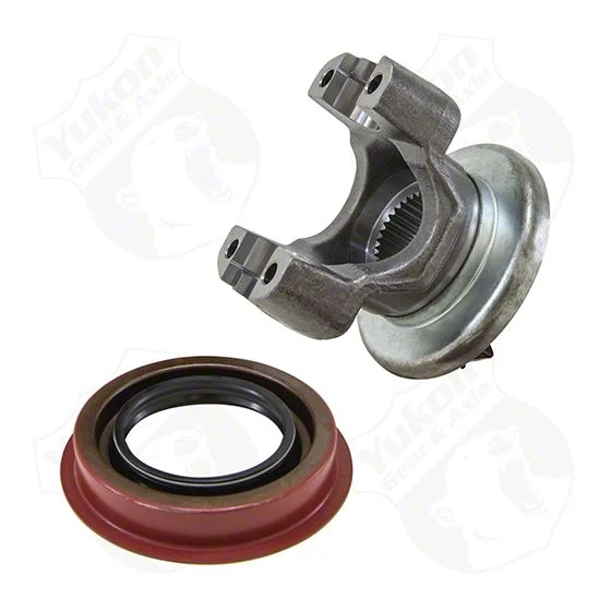 Yukon Gear Differential End Yoke; Rear Differential; GM 10.50-Inch; 14-Bolt; Pinion Yoke; Strap Style; For 1350 Series U-Joint; 1.188-Inch Cap Diameter; 3.625-Inch Span (07-15 Sierra 2500 HD)