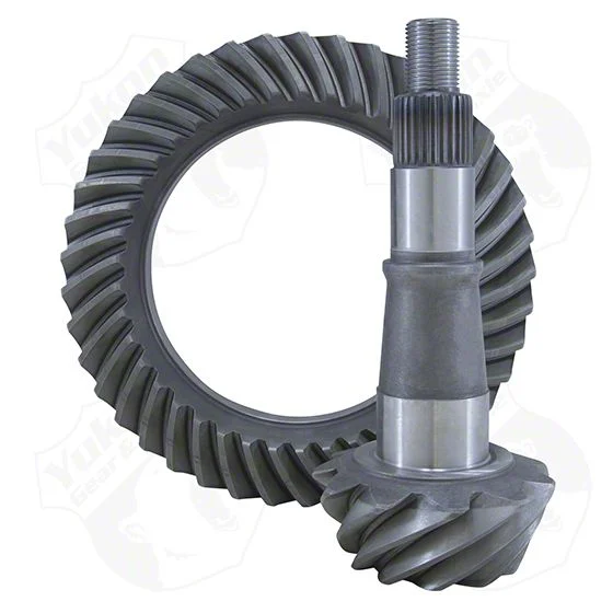 Yukon Gear Differential Ring and Pinion; Front; GM 9.25-Inch; IFS; Reverse Rotation; Ring and Pinion Set; 4.56-Ratio (07-15 4WD Silverado 2500 HD)
