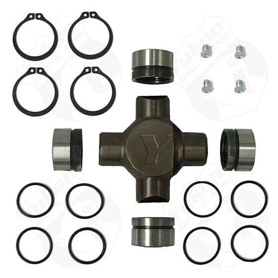 Yukon Gear Universal Joint; Front; Dana 60; Reverse Rotation; Chrome Moly Super Joint; With Full Circle Clips (11-13 4WD F-250 Super Duty)
