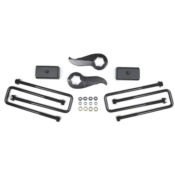Zone Offroad 2-Inch Torsion Key Supension Lift Kit (11-19 4WD Silverado 2500 HD w/ Factory Overload Springs)