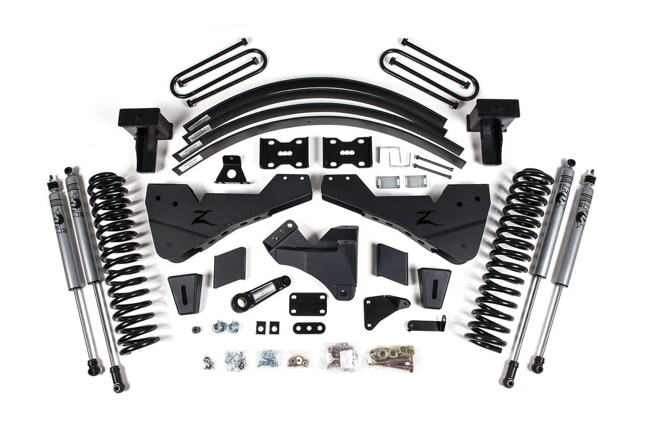Zone Offroad 8-Inch Radius Arm Lift Kit with Nitro Shocks (11-16 4WD 6.2L F-250 Super Duty)